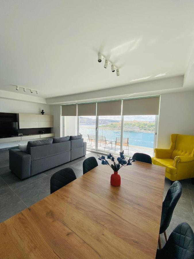 Sliema Seaview Apartment- Valletta Views - Apt 8, 49 Tigne Point Mansions Exterior foto